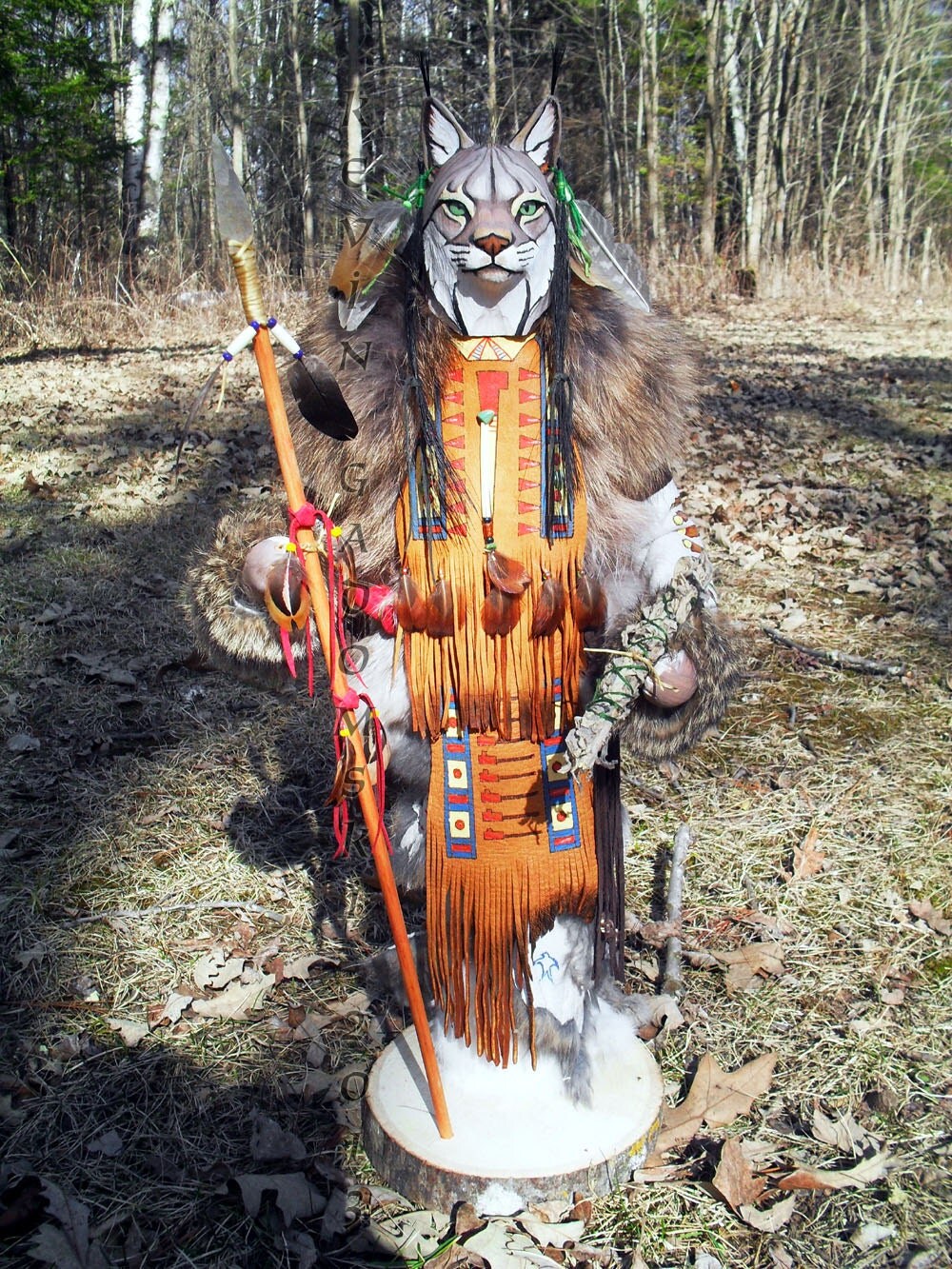 Lynx Manitou Spirit or Totem by FreedomGallery on Etsy