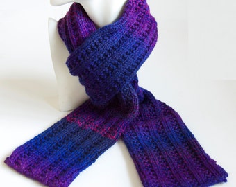 Popular items for royal purple scarf on Etsy