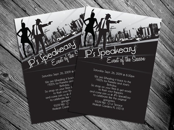 1920S Themed Invitations 9