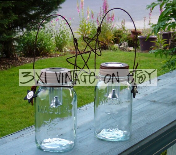 Custom Order / Mason Jar Solar LED Lights