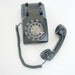 Vintage 1979 ITT Rotary Desk Telephone Black