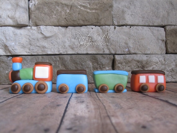 EDIBLE (Fondant Topper) - Choo Choo Train Il_570xn
