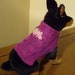 Dog Sweater Hand Knit Lola Cable XX Small Cashmere/Merino