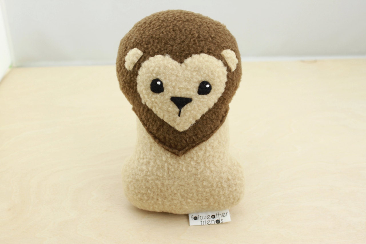 cute lion plushie