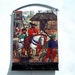 Village Life Medieval Tapestry, Dollhouse Miniature 1/12 Scale, Hand Made in the USA