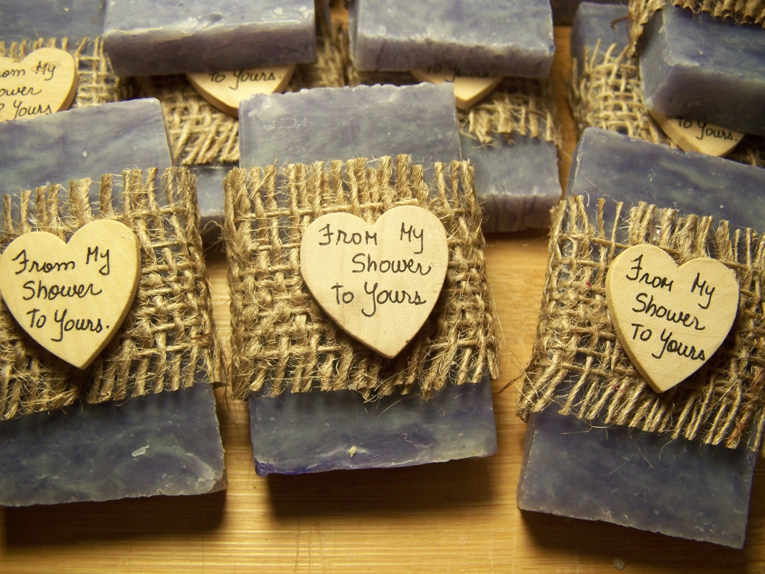 bridal shower favors rustic favors lavender mini soaps