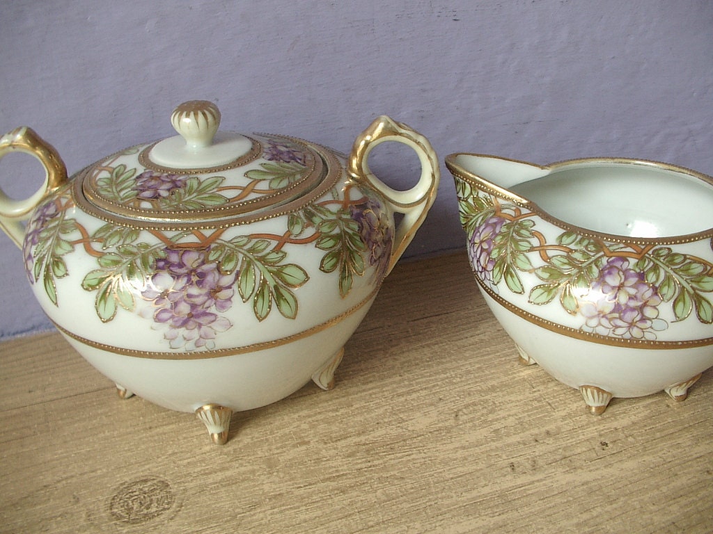 Antique 1910's Noritake Nippon Japan hand painted by ShoponSherman