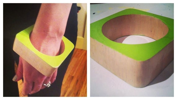 Neon & Nude Square Bangle