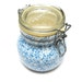 Blue Spongeware Canister