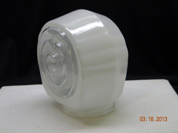 Vintage Light Cover vanity light porch light by HeyJunkman on Etsy