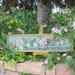 Antique Victorian Yard Long Lithograph Roses and Hydrangeas Gold Gilt Wood Frame Shabby Pink and Blue