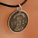 Italy Coin Necklace Italian Nude Pendant Naked Male