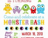 MONSTER BASH party invitation - YOU Print Il_170x135