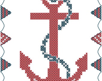 Anchor cross stitch | Etsy