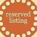 Reserved for (smada3) - 60 ct glue dot to ship with other order