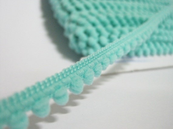 green pom mint trim pom Trim Mini Trim, Trim (pom Pom cm), Pom 0.5 Mint Pom Green Pom size