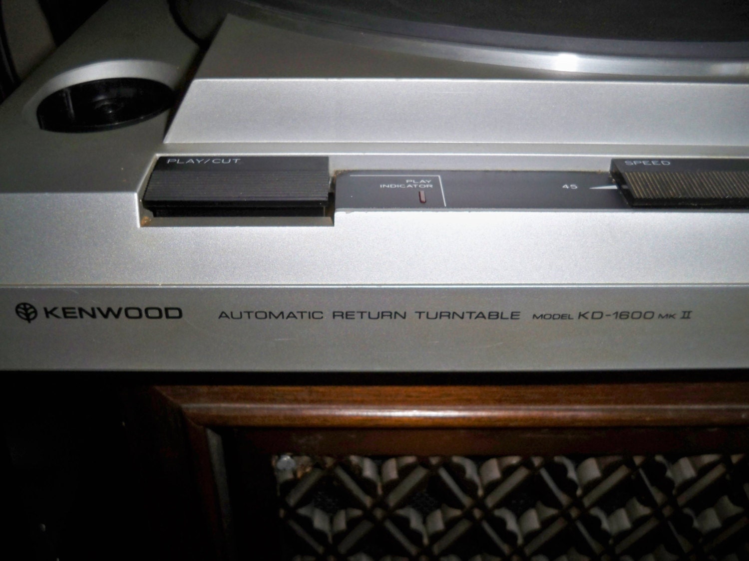 Vintage Kenwood KD1600 MKII Turntable by JerseyShorePickins