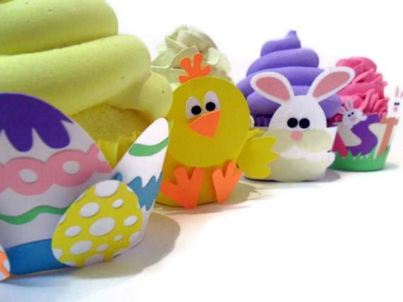 Easter Cupcake Wrappers - Set of 12 Il_570xn