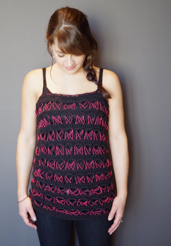 Crochet Pattern for Broomstick Tank Top