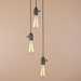 Reserved for Simon - Chandelier Lighting - Cascading Pendant Lights with Edison Light Bulbs - Custom Order