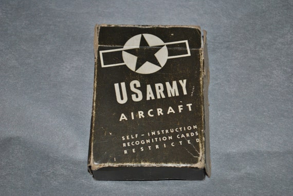 antique 1944 wwii us army aircraft self-instruction