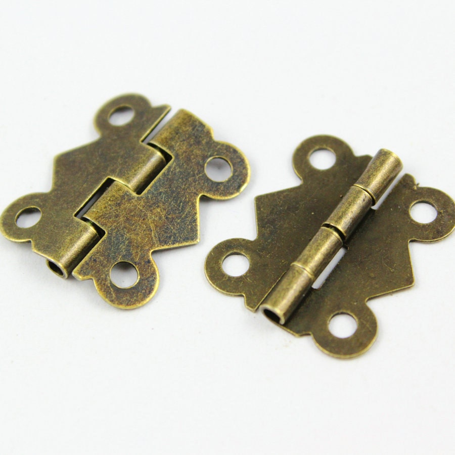 20Pcs Antique Brass Hinge Small Hinge Box Hinge 17x20mm   Il Fullxfull.463984701 Kj5a 