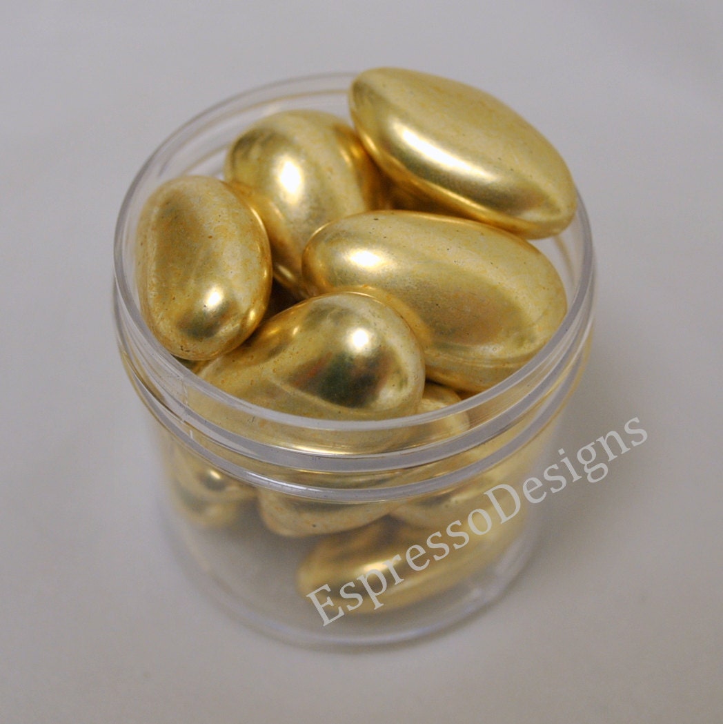 Gold Dragee Jordan Almond Golden 4oz Wedding Decoration Cake