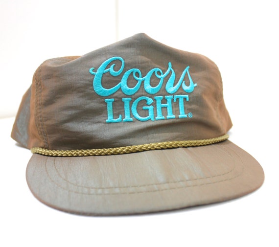 Vintage Retro Coors Light Snapback Hat by VintageWestCoast on Etsy