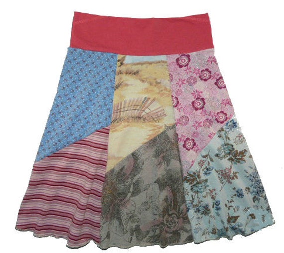 Boho Chic Hippie Skirt Women's Small Medium by twinklewear on Etsy
