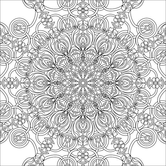 Items similar to Starburst Coloring Page on Etsy