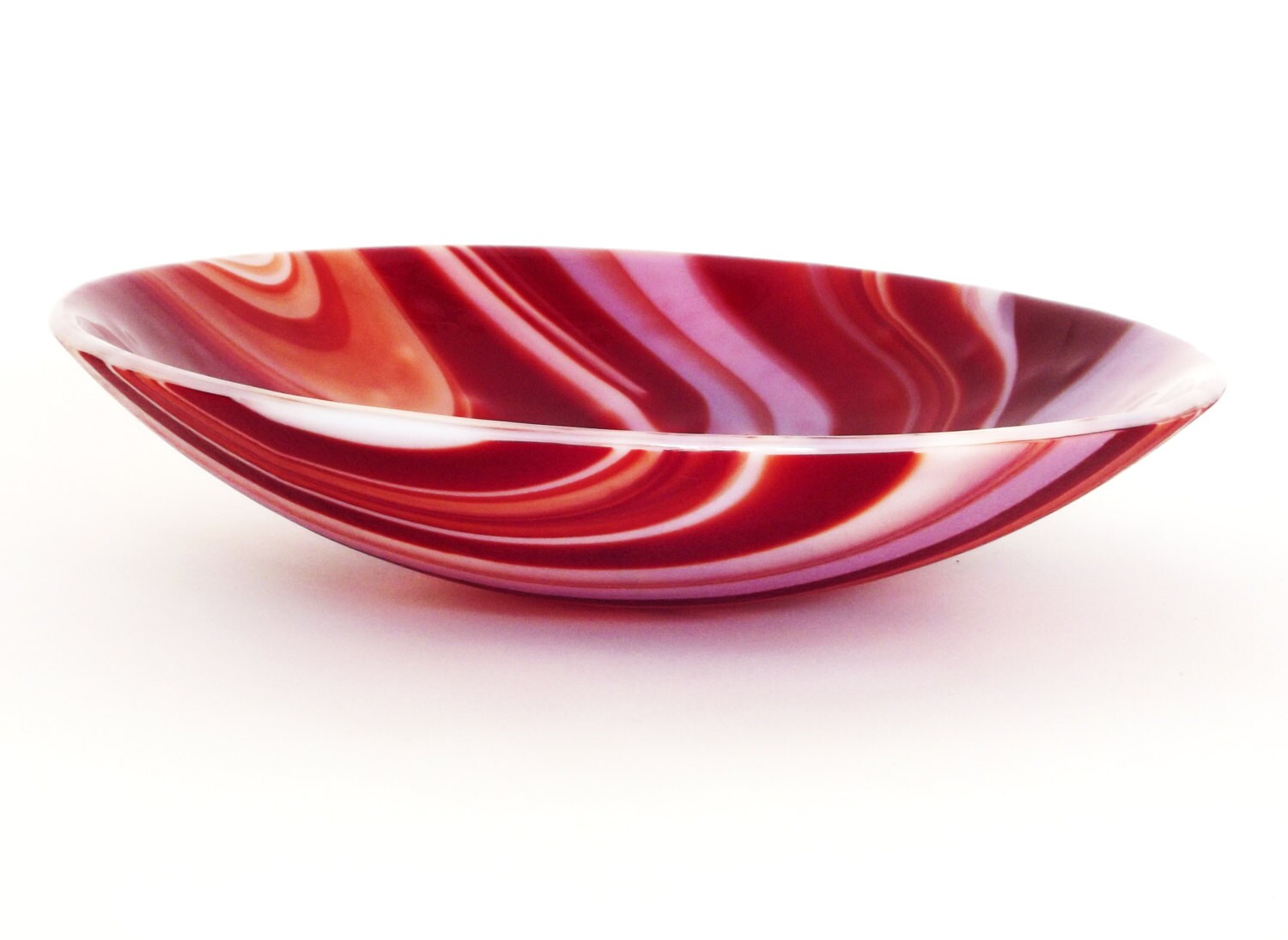 Fused Glass Bowl by SimonAldersonGlass on Etsy