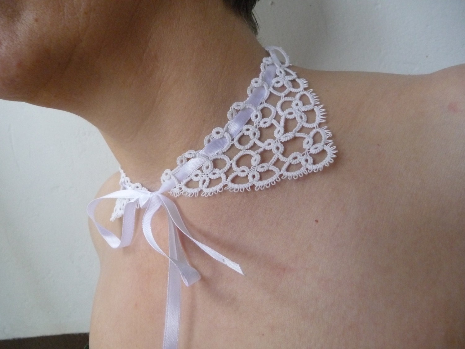 Tatting pattern collar pattern PDF pattern download