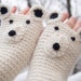 Eisbär fingerlose Handschuhe (Wolle) - kostenloser Versand weltweit