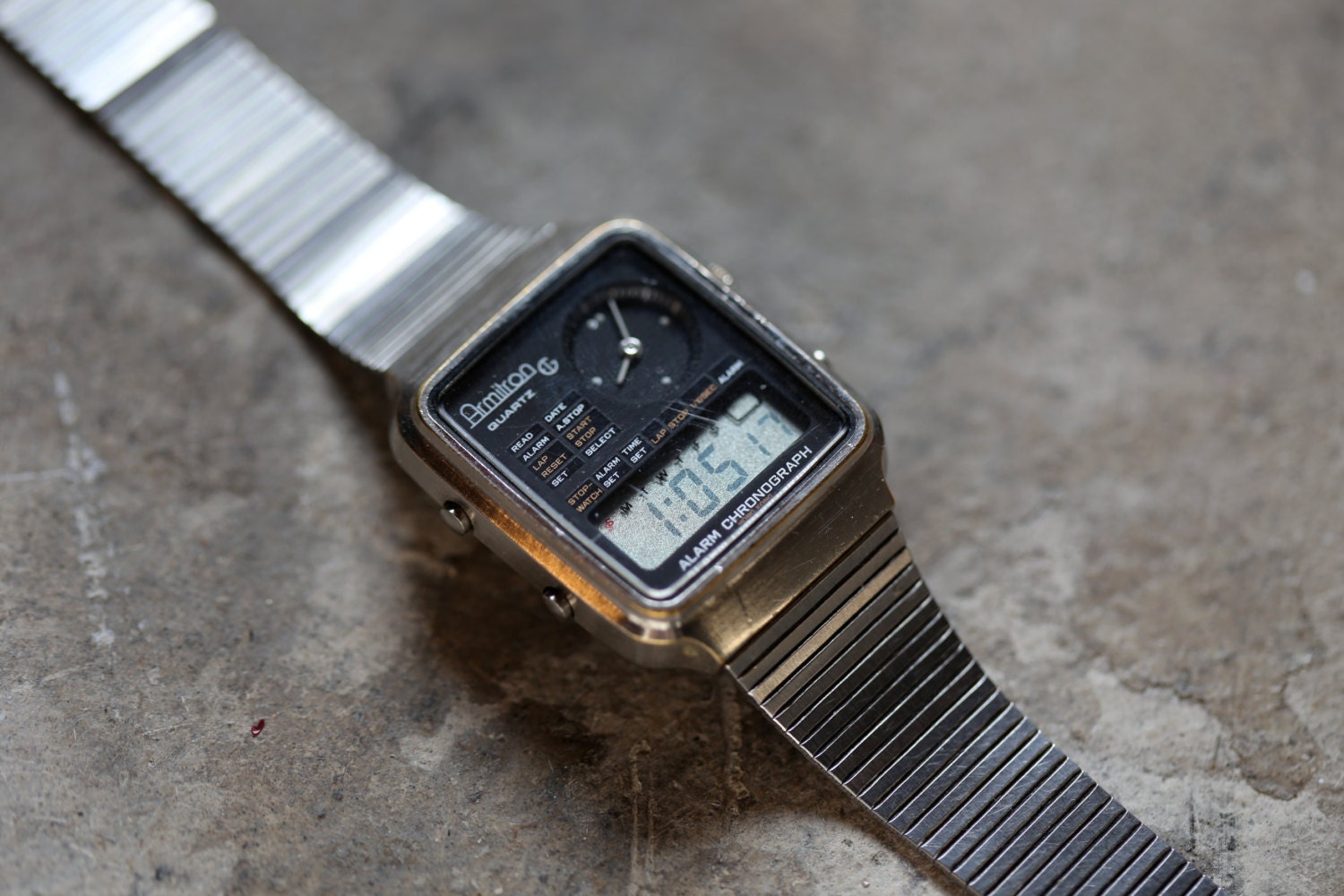 Vintage Armitron Quartz Digital Watch LCD Display