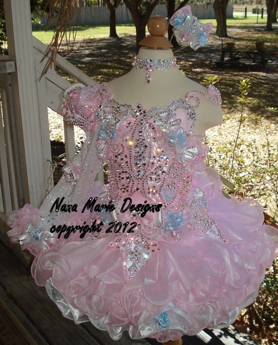 Items Similar To National Glitz Pageant Dress Custom Order By Nana