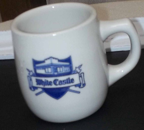 White Castle small white coffee cup