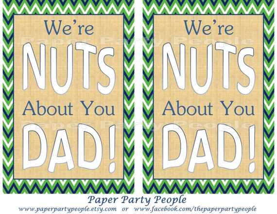 Download Fathers Day We're Nuts About You Dad