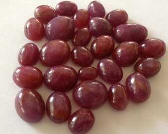 Natural Ruby Cabochons blood red ruby Size 7x9mm to 12x18 mm Weight 278 carats Pcs 27 Wholesale ruby lot