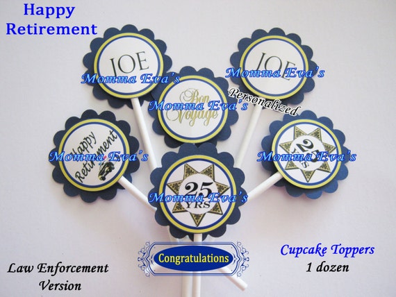 momma evas 12 happy retirement layered cupcake