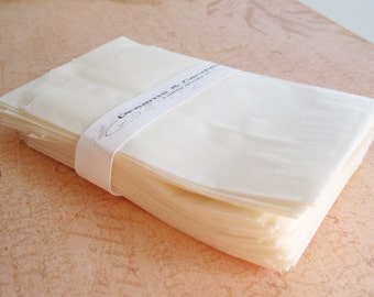 50 Glassine Paper Bags Size 2 3/4" x 4 1/4" 1oz For decorate, gift bags, envelopes, party favors, and many more