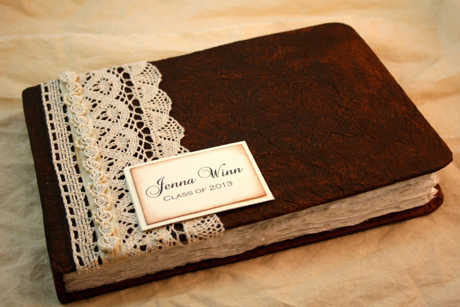 Graduation Guest Book Graduation gift class by Theturningofapage