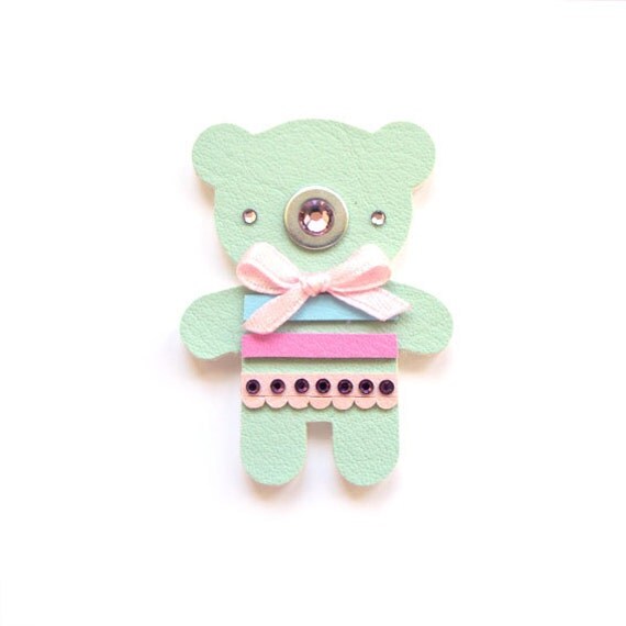 pastel teddy bear