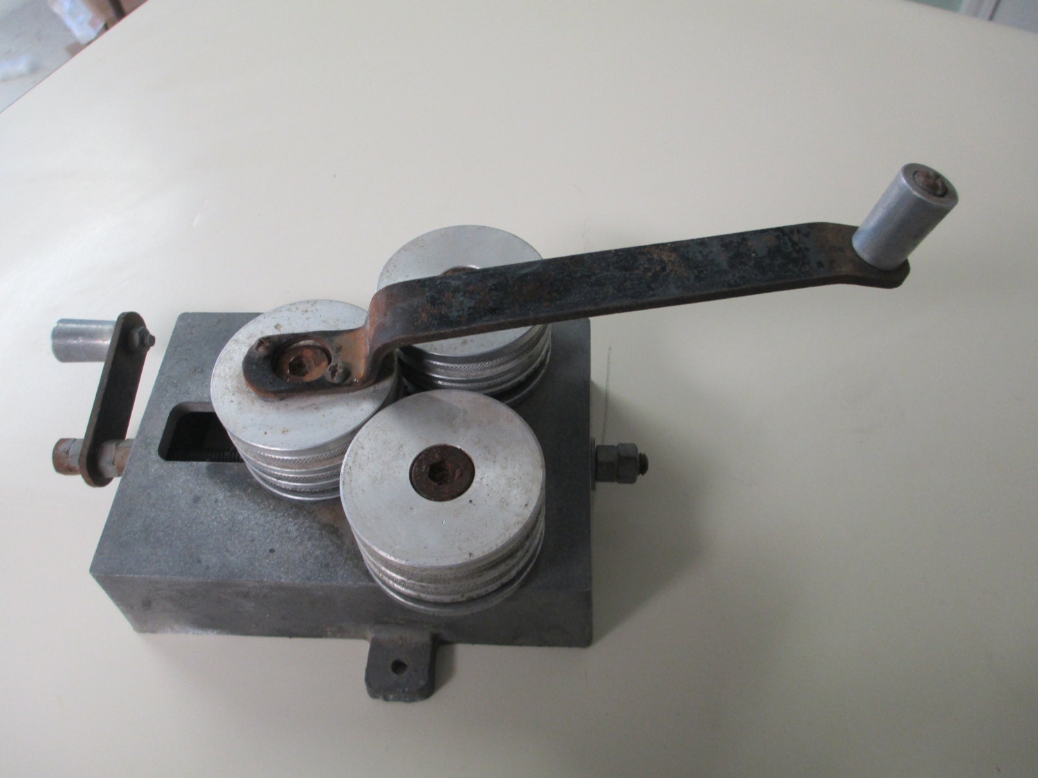 Stained glass tool came bender for stained glass projects.