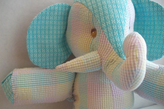 Stuffed Elephant Toy--Andrew