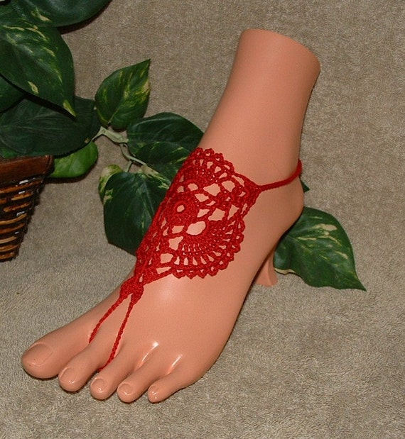 Red Flat Shoes Sandals. Lace Up Sandals. Red by gilmoreproducts33
