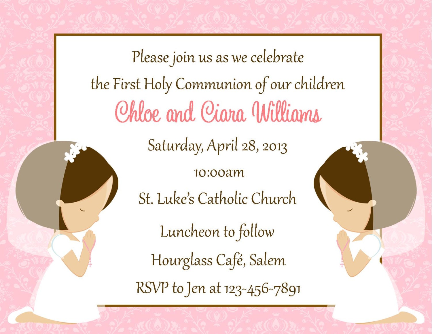 First Communion Invitations 2