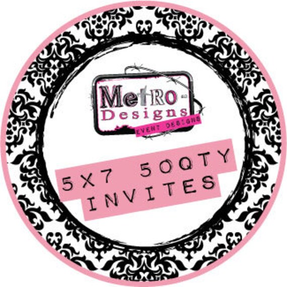 Buyer's Choice - 50qty Printed Invitations Il_570xn
