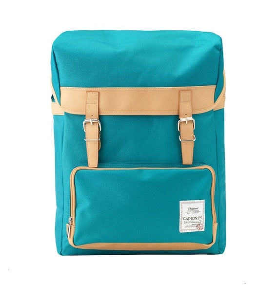 turquoise mesh backpack