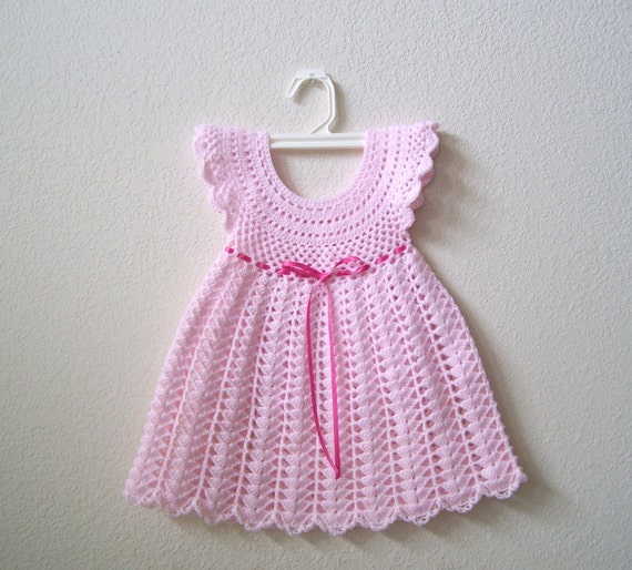 Items similar to Crochet Baby Dress . Baby Crochet Dress on Etsy