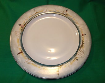 Two (2), 11" Dinner Plates, from Oneida, in the, By The Sea, Pattern